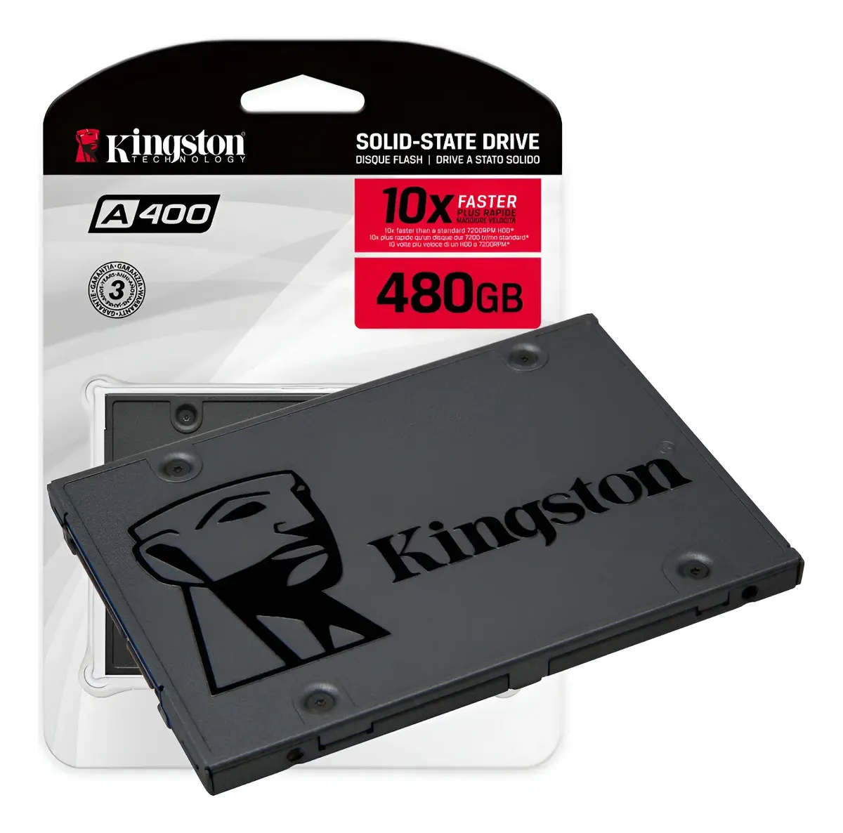 SSD KINGSTON 480GB SA400 SATA3 2,5'' 7MM - SA400S37/480G