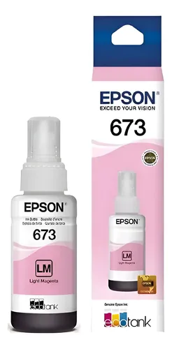 GARRAFAREFIL DE TINTA EPSON T673620AL MAGENTA CLARO P L800 L805 L1800