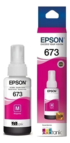GARRAFAREFIL DE TINTA EPSON T673320AL MAGENTA P L800 L805 L1800