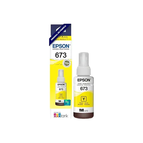 GARRAFAREFIL DE TINTA EPSON T673420AL AMARELO P L800 L805 L1800