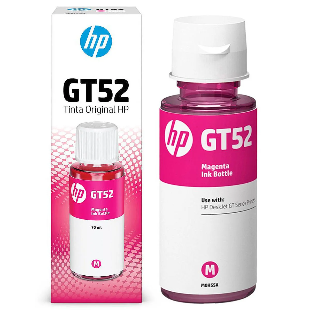 GARRAFA DE TINTA HP INC GT52 MAGENTA M0H55AL