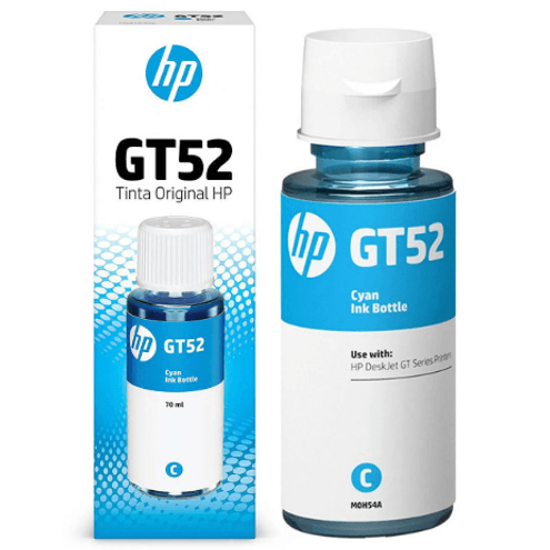 GARRAFA DE TINTA HP INC GT52 CIANO M0H54AL