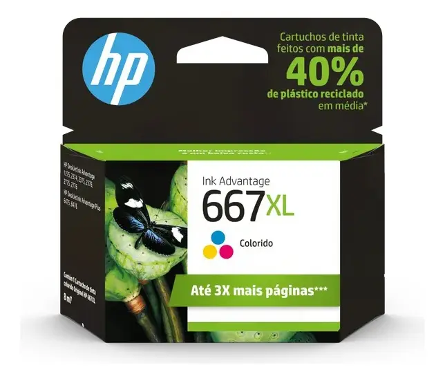 CARTUCHO HP 3YM80AB 667XL TRICOLOR