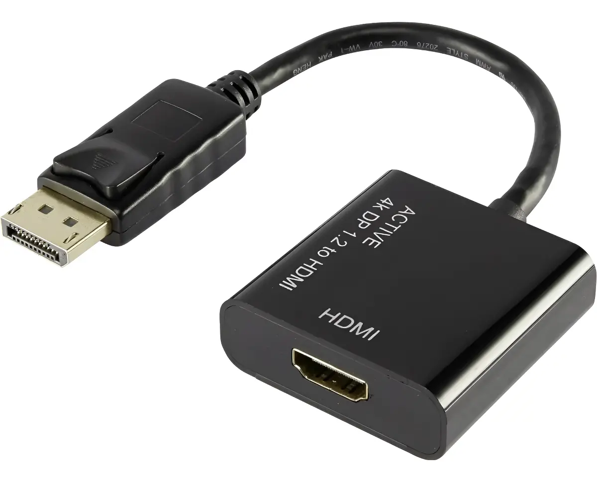 ADAPTADOR CONVERSOR DISPLAYPORT X HDMI