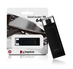 PEN DRIVE KINGSTON DATATRAVELER 70 64GB USBC DT7064GB